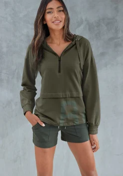 Pullover| Hoodie dunkelgrün