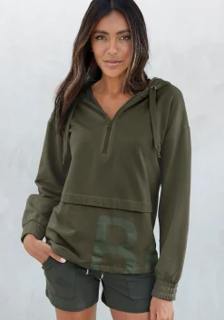 Pullover| Hoodie dunkelgrün