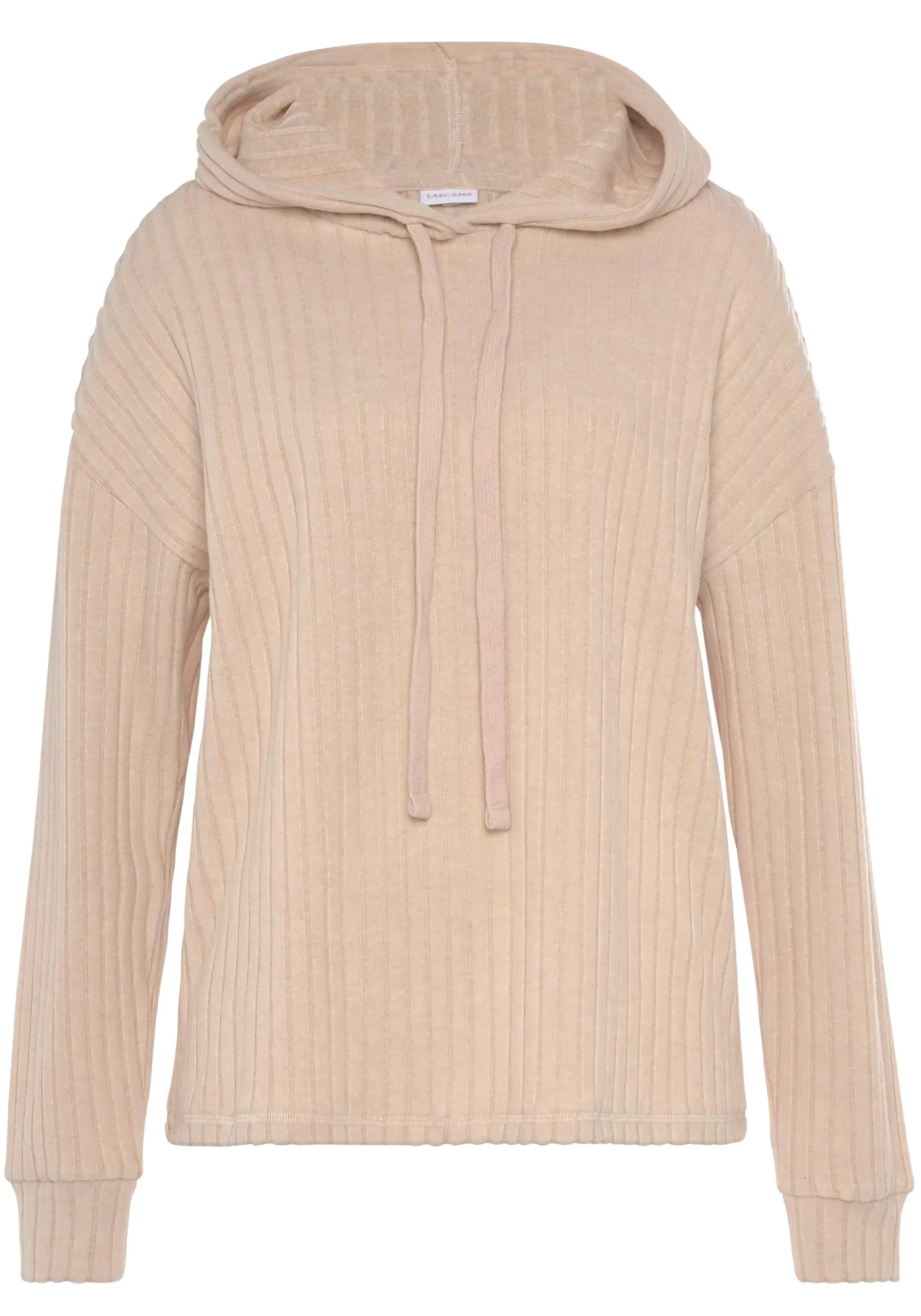 Pullover|LASCANA Hoodie sand-meliert