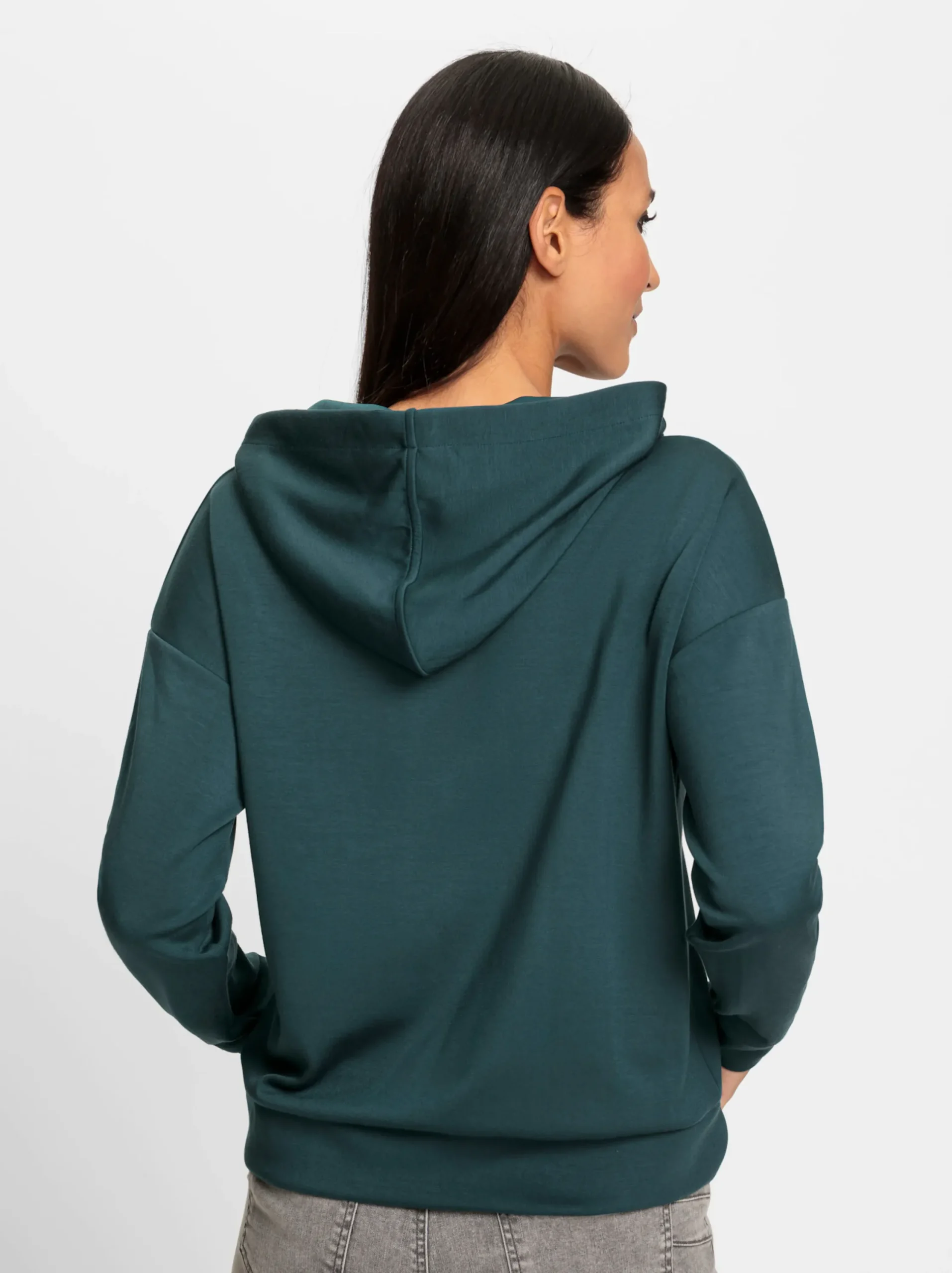 Pullover|Shirts|heine Hoodie petrol