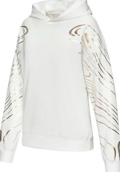 Pullover|LASCANA ACTIVE Hoodie weiß,gold