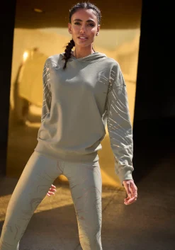Pullover|LASCANA ACTIVE Hoodie hellgrün