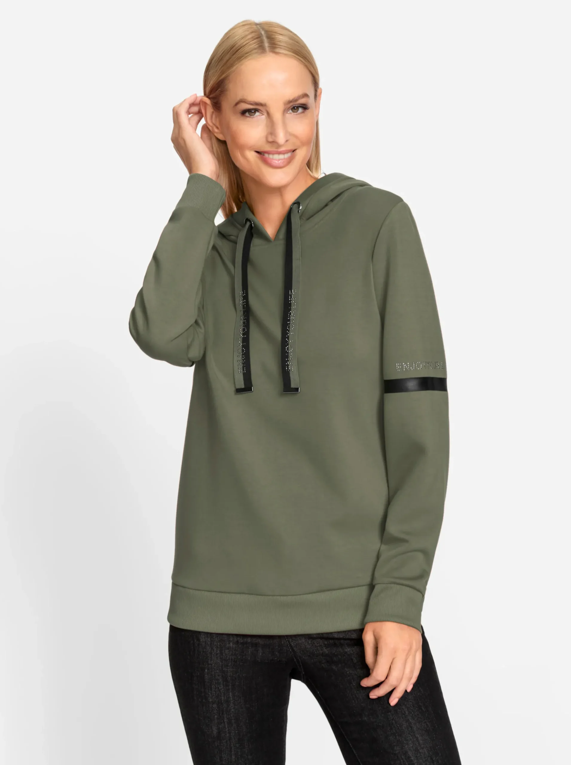 Pullover|heine Hoodie khaki