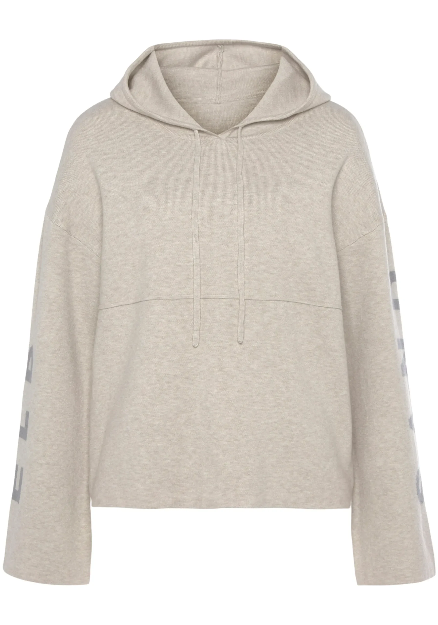 Strandmode|Elbsand Hoodie hellgrau