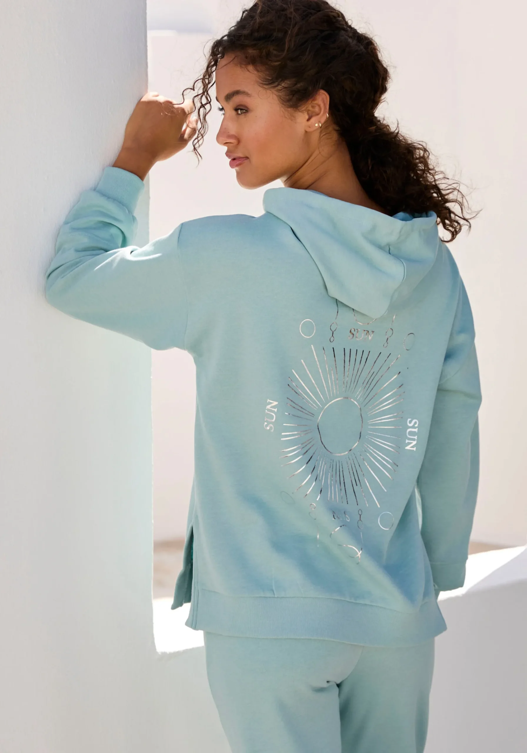 Strandmode|Buffalo Hoodie mint