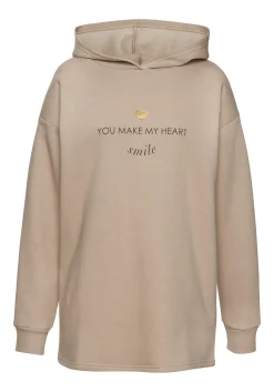 Pullover|LASCANA Hoodie sand