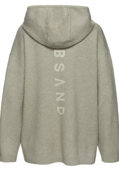 Strandmode|Elbsand Hoodie olivmeliert