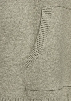 Strandmode|Elbsand Hoodie olivmeliert