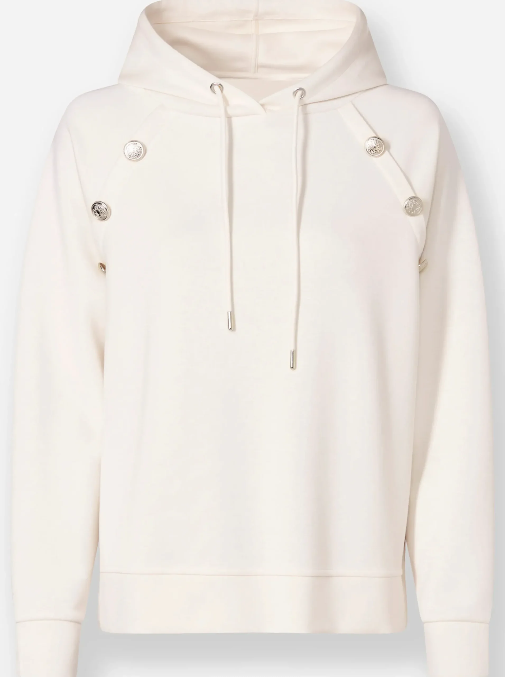 Shirts|heine Hoodie mit Schmuckknöpfen champagner