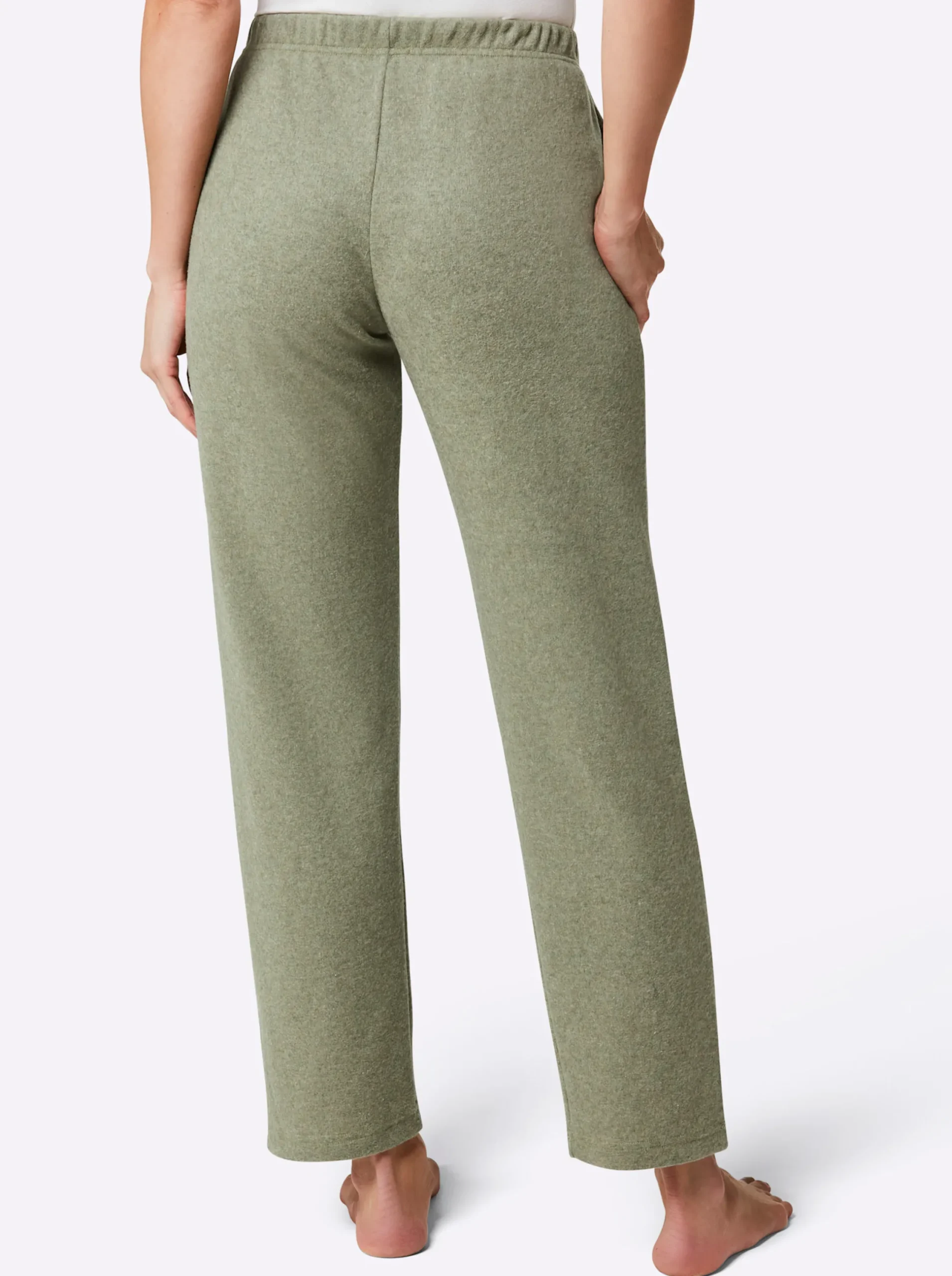 Homewear|Plantier Hose schilf-meliert