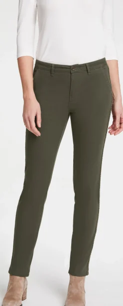 Hosen|heine Hose dunkeloliv