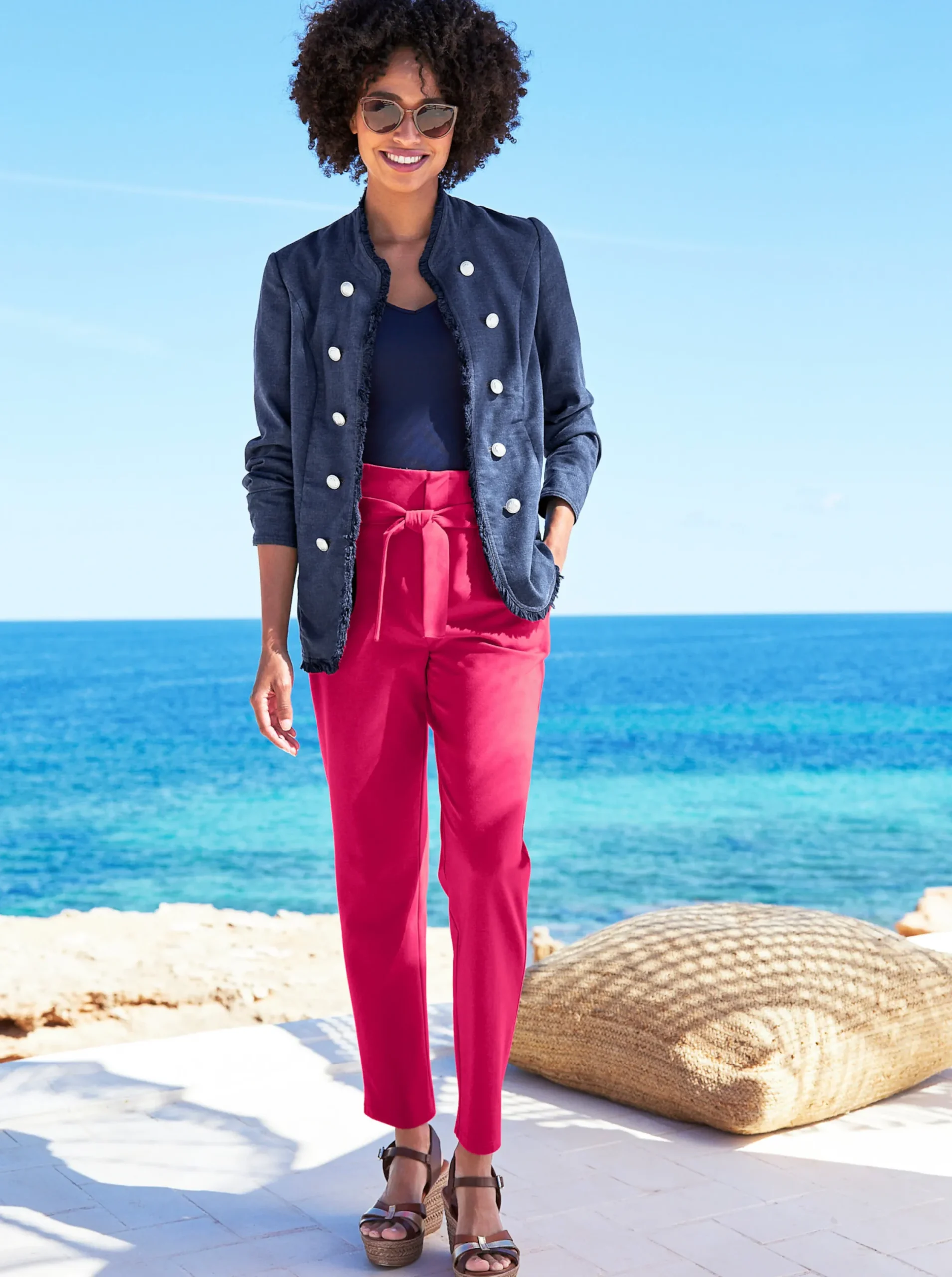 Strandmode|heine Hose pink