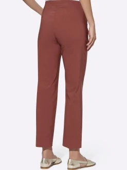 Hosen|heine Hose rotbraun