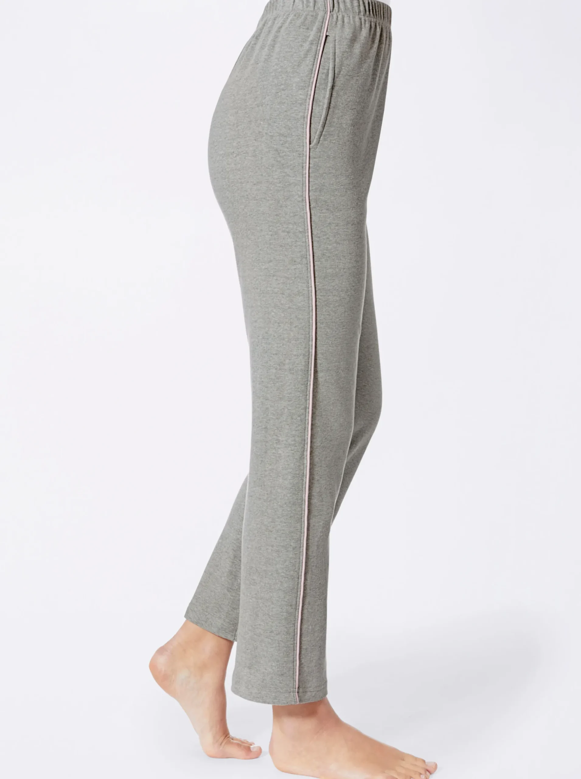 Homewear|Homewear|feel good Hose grau-meliert