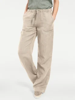 Strandmode|Hosen|heine Hose sand
