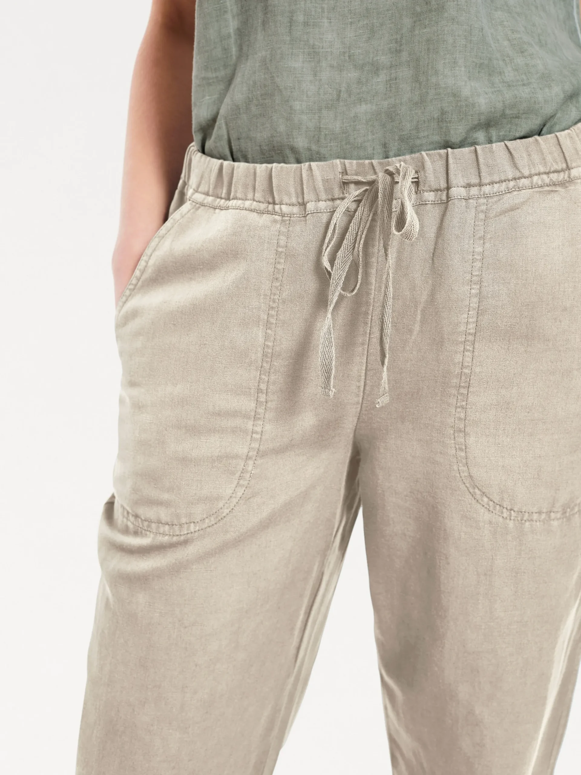 Strandmode|Hosen|heine Hose sand