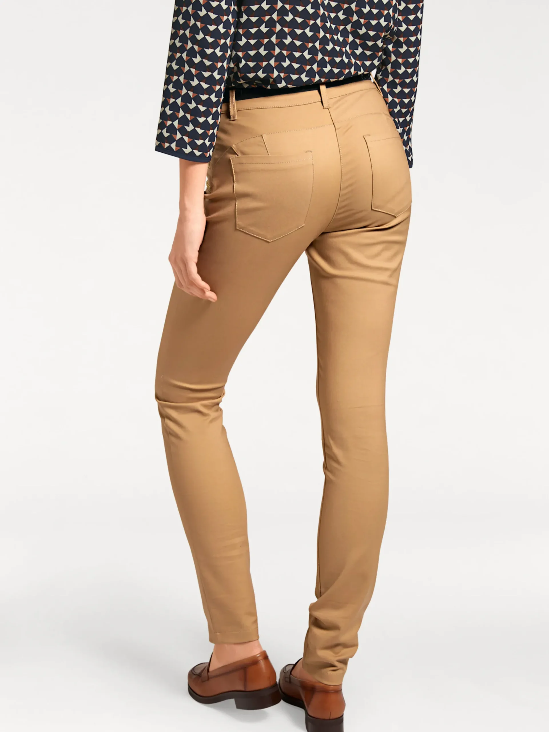 Hosen|heine Hose camel