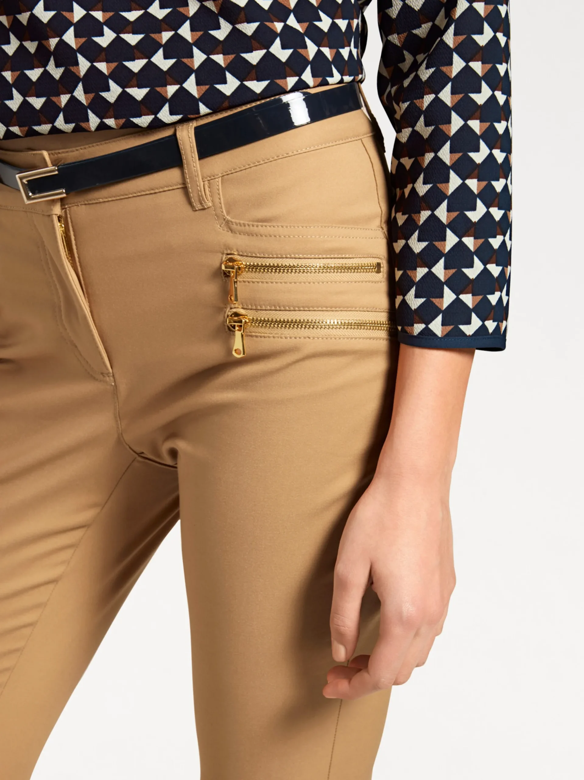 Hosen|heine Hose camel