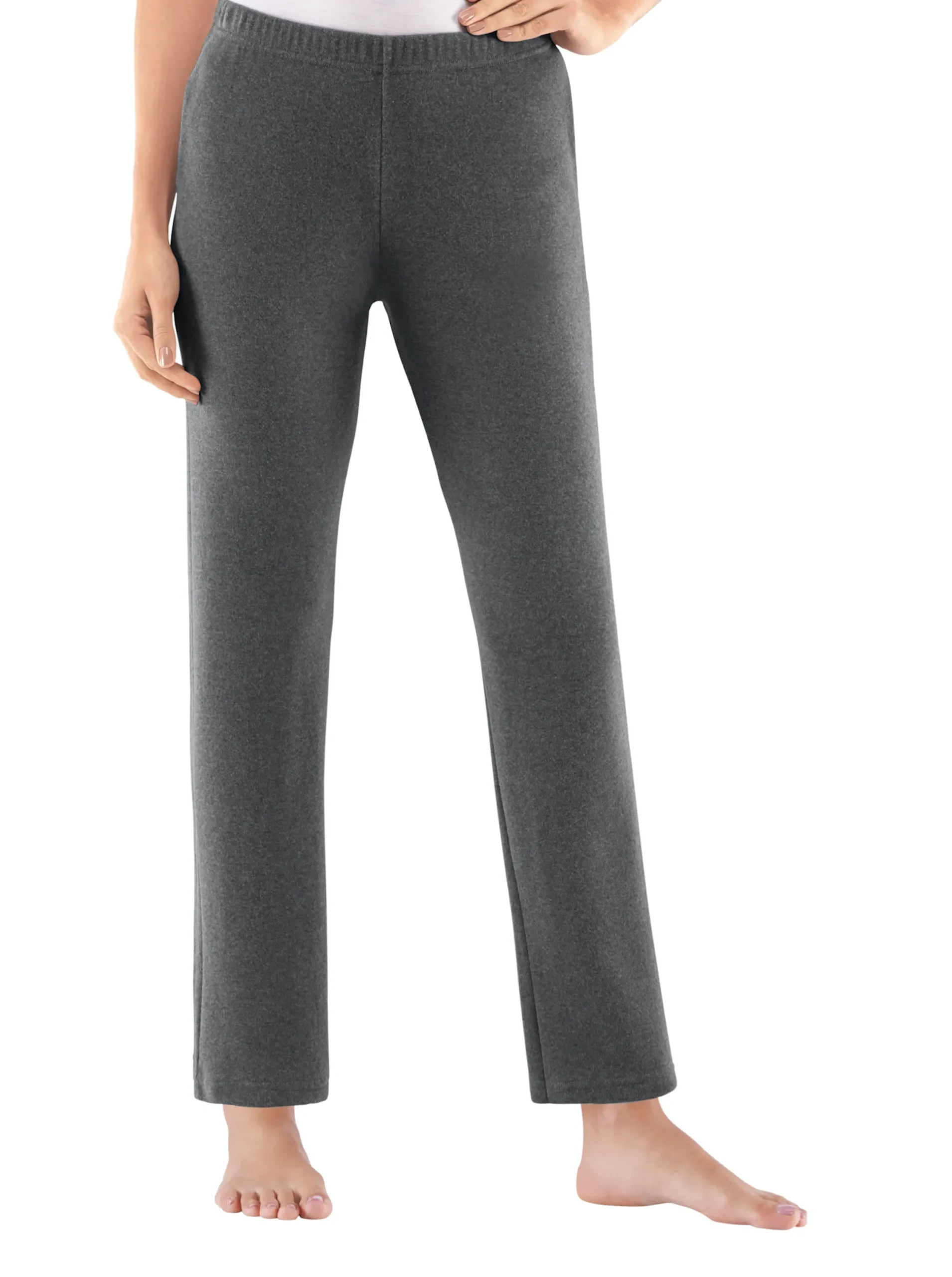 Homewear|Homewear|Plantier Hose anthrazit-meliert