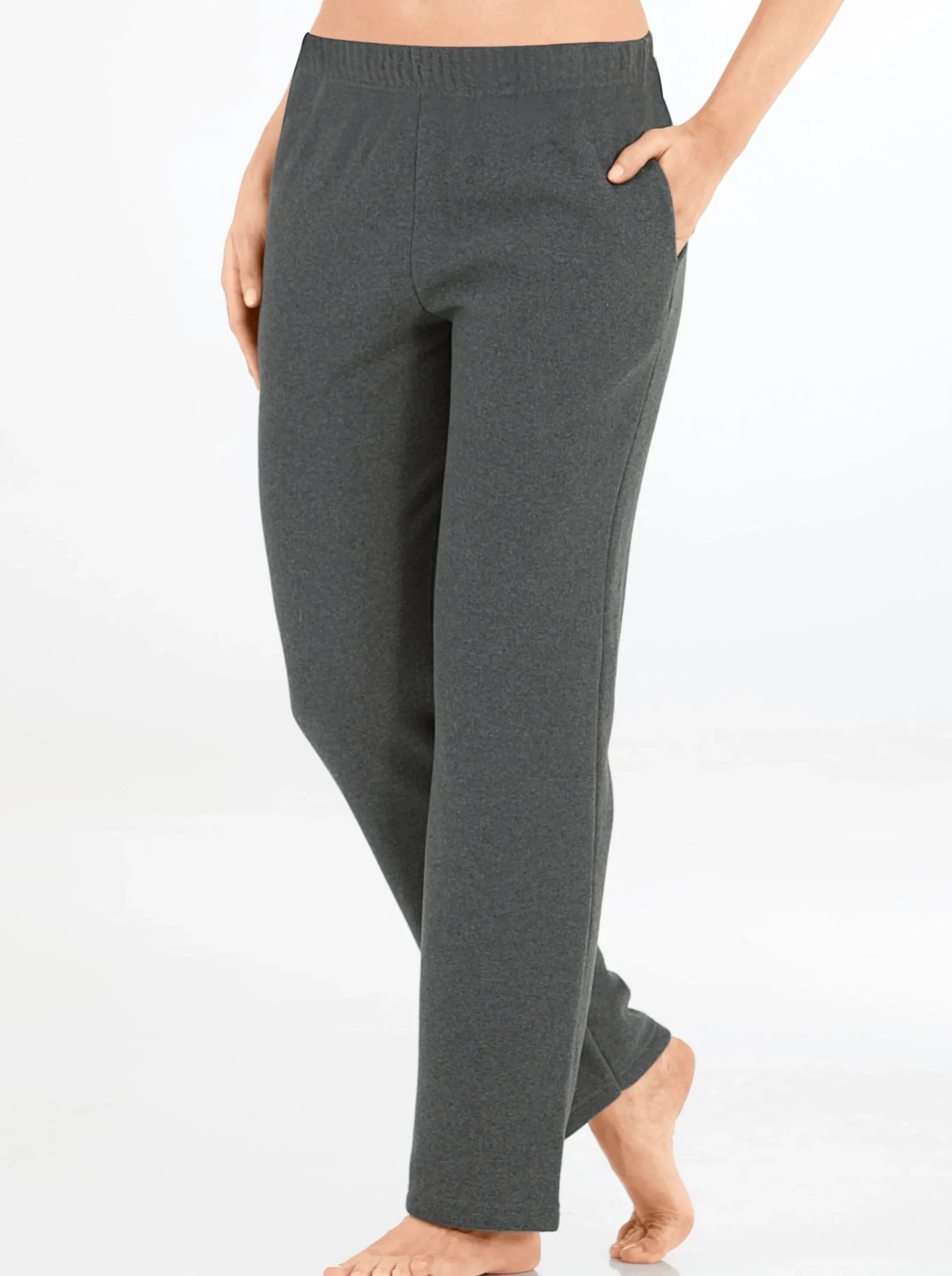 Homewear|Homewear|Plantier Hose anthrazit-meliert