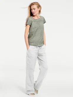 Strandmode|Basics|heine Hose weiß