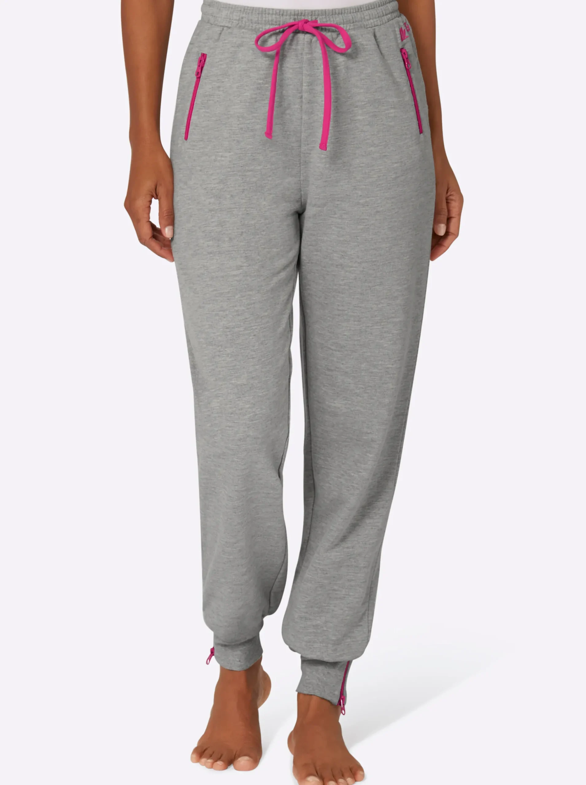 Homewear|Homewear|feel good Hose grau-pink