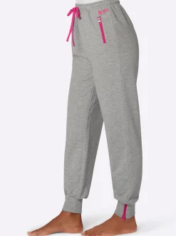 Homewear|Homewear|feel good Hose grau-pink