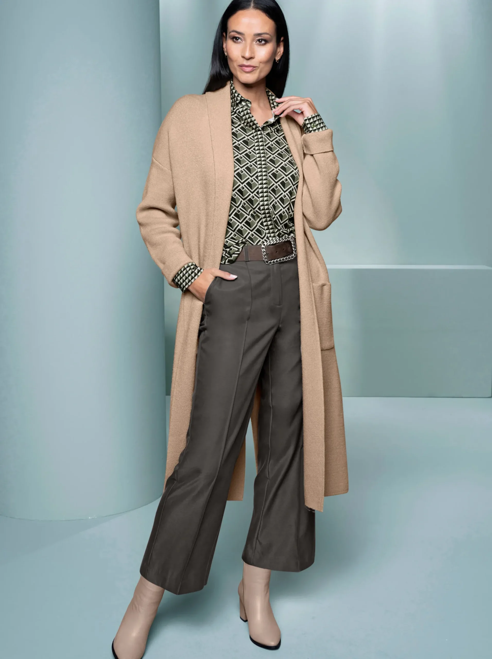 Hosen|heine Hose graphit