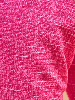 Hosen|heine 7/8-Hose fuchsia-elfenbein-meliert