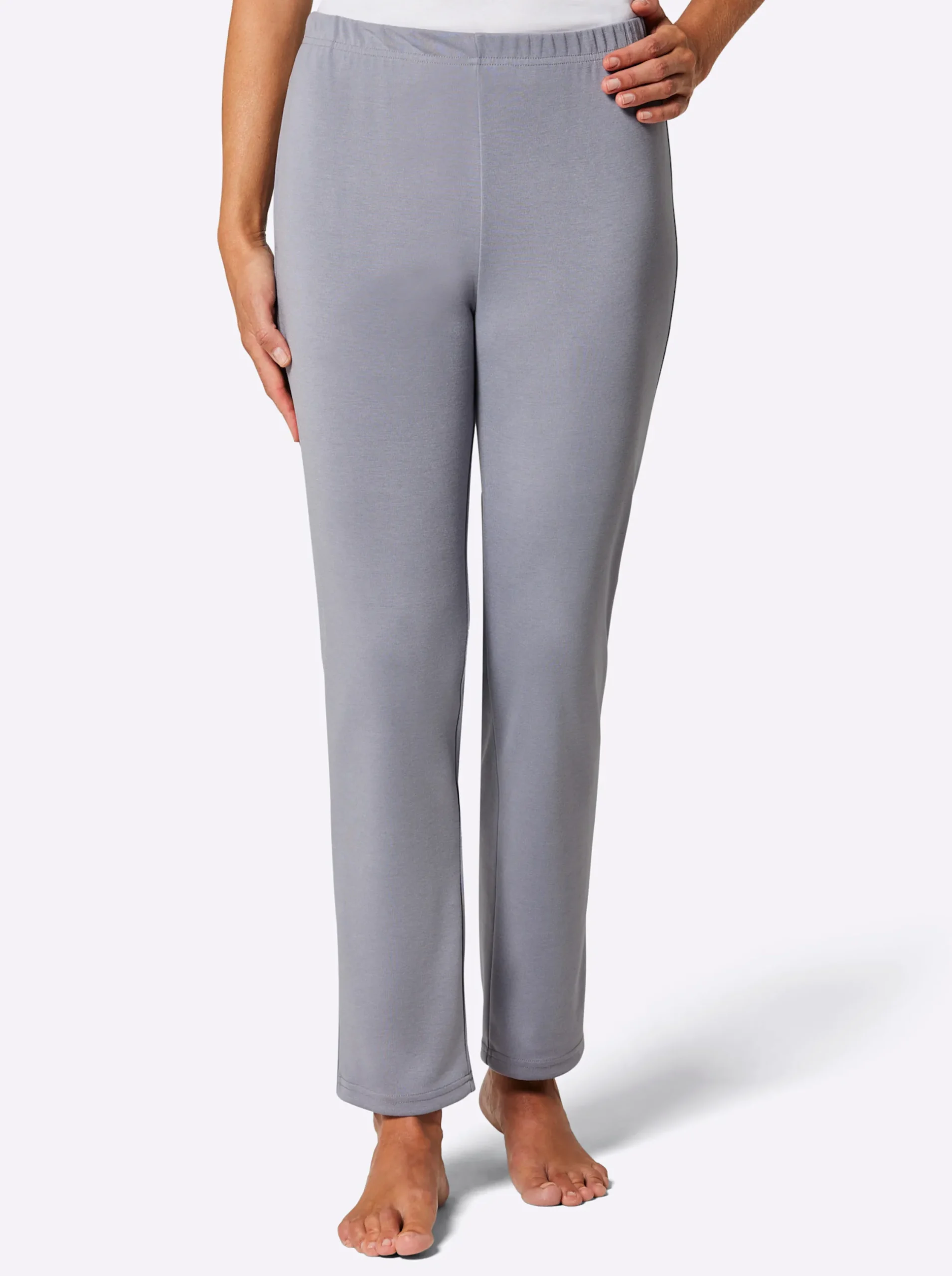 Homewear|feel good Hose steingrau