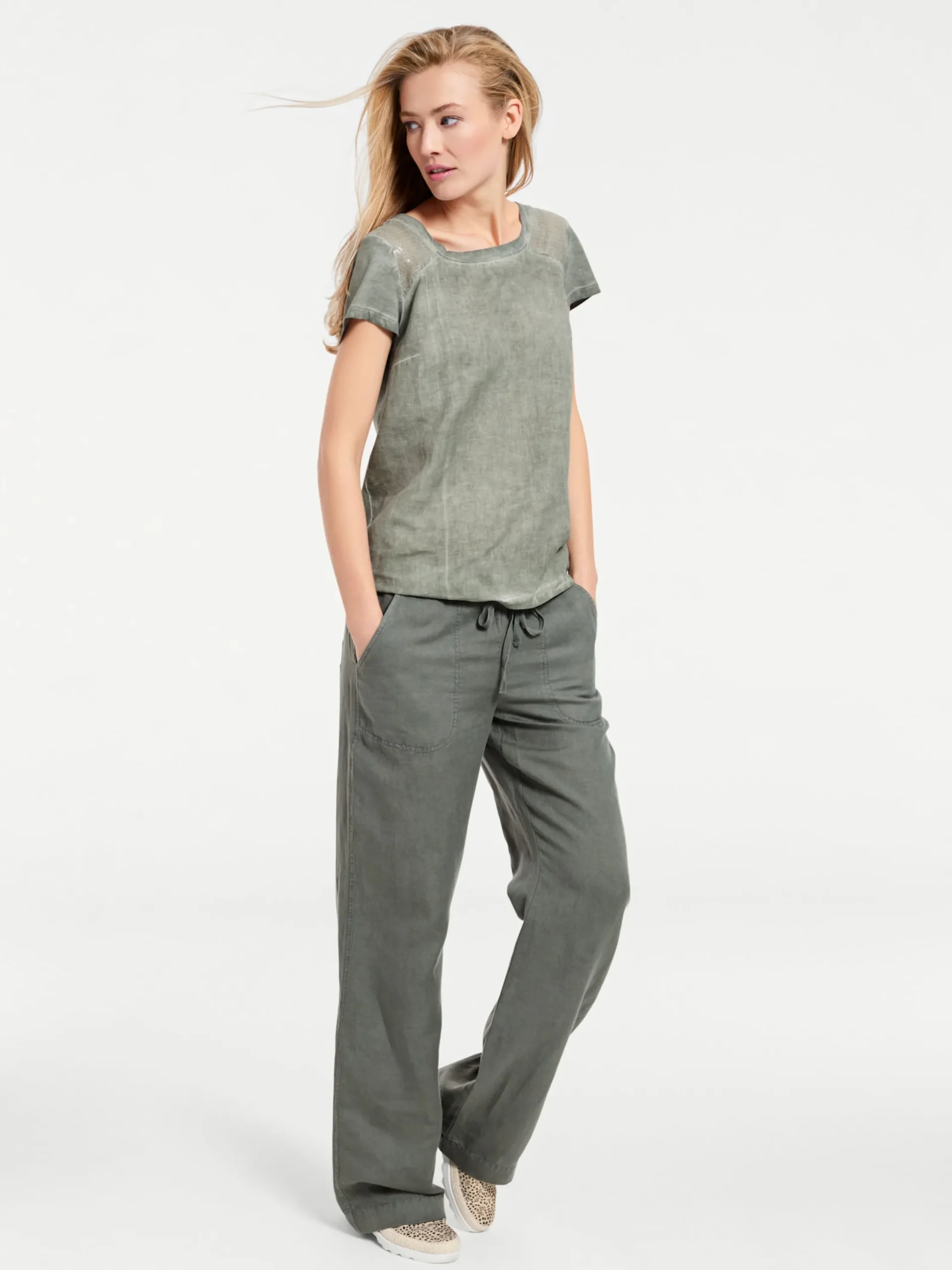 Strandmode|heine Hose khaki