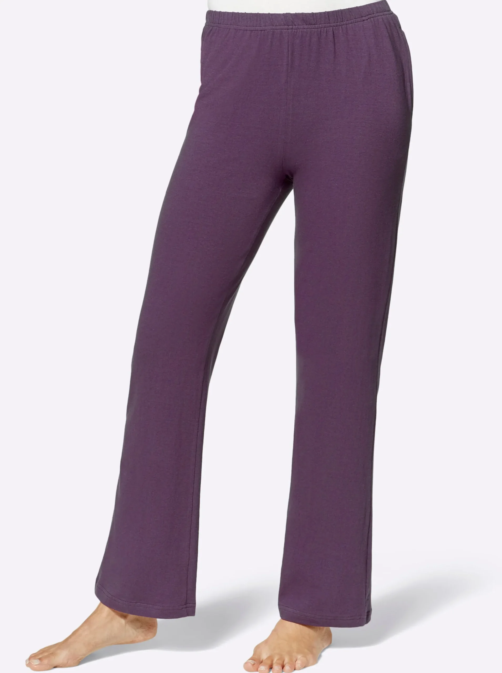 Homewear|feel good Hose traube+nachtblau