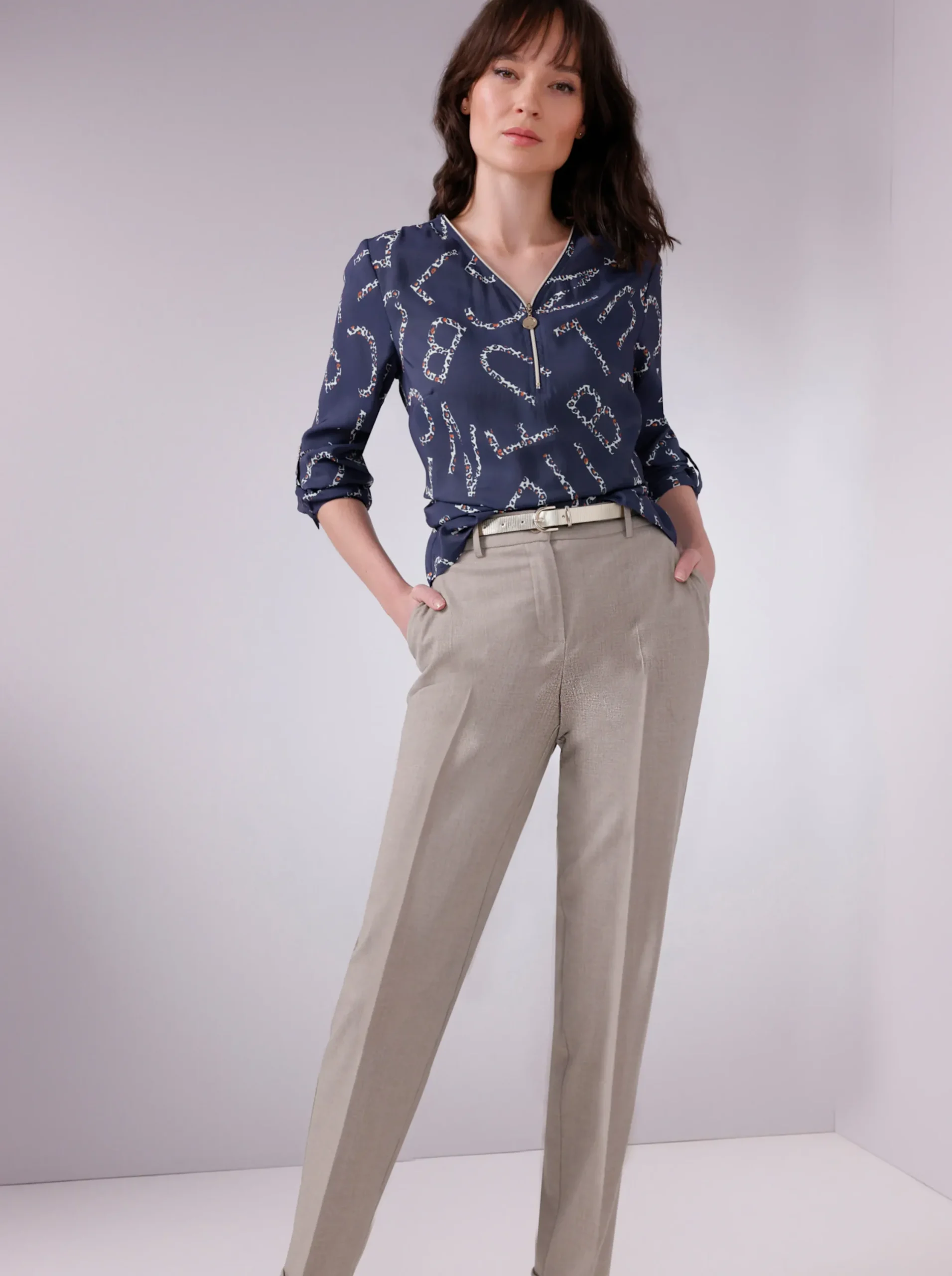 Hosen|Cosma Hose sand-meliert