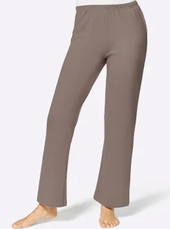 Homewear|feel good Hose aquapetrol+dunkeltaupe
