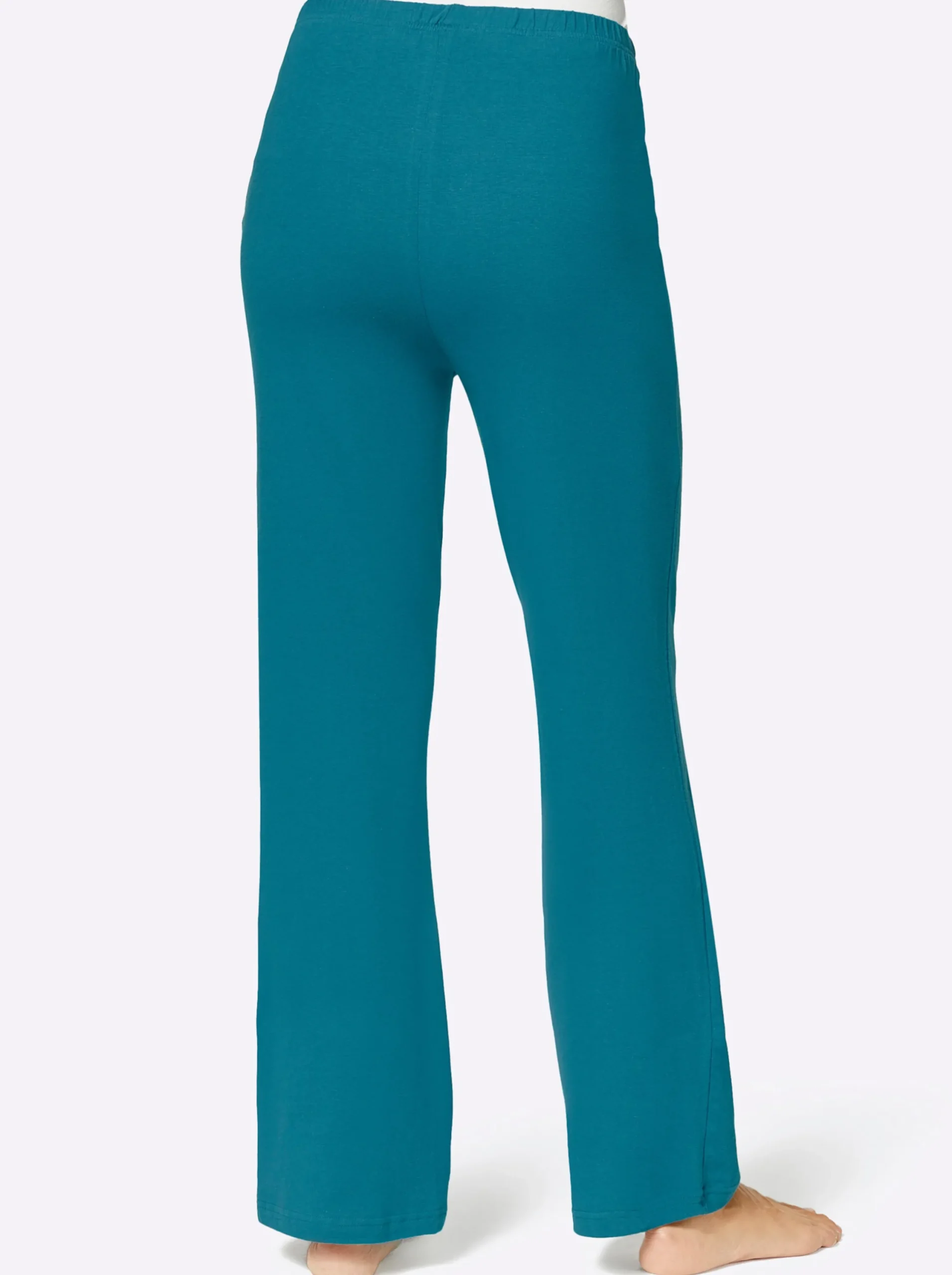 Homewear|feel good Hose aquapetrol+dunkeltaupe