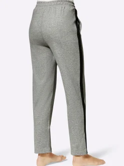 Homewear|feel good Hose grau-melange