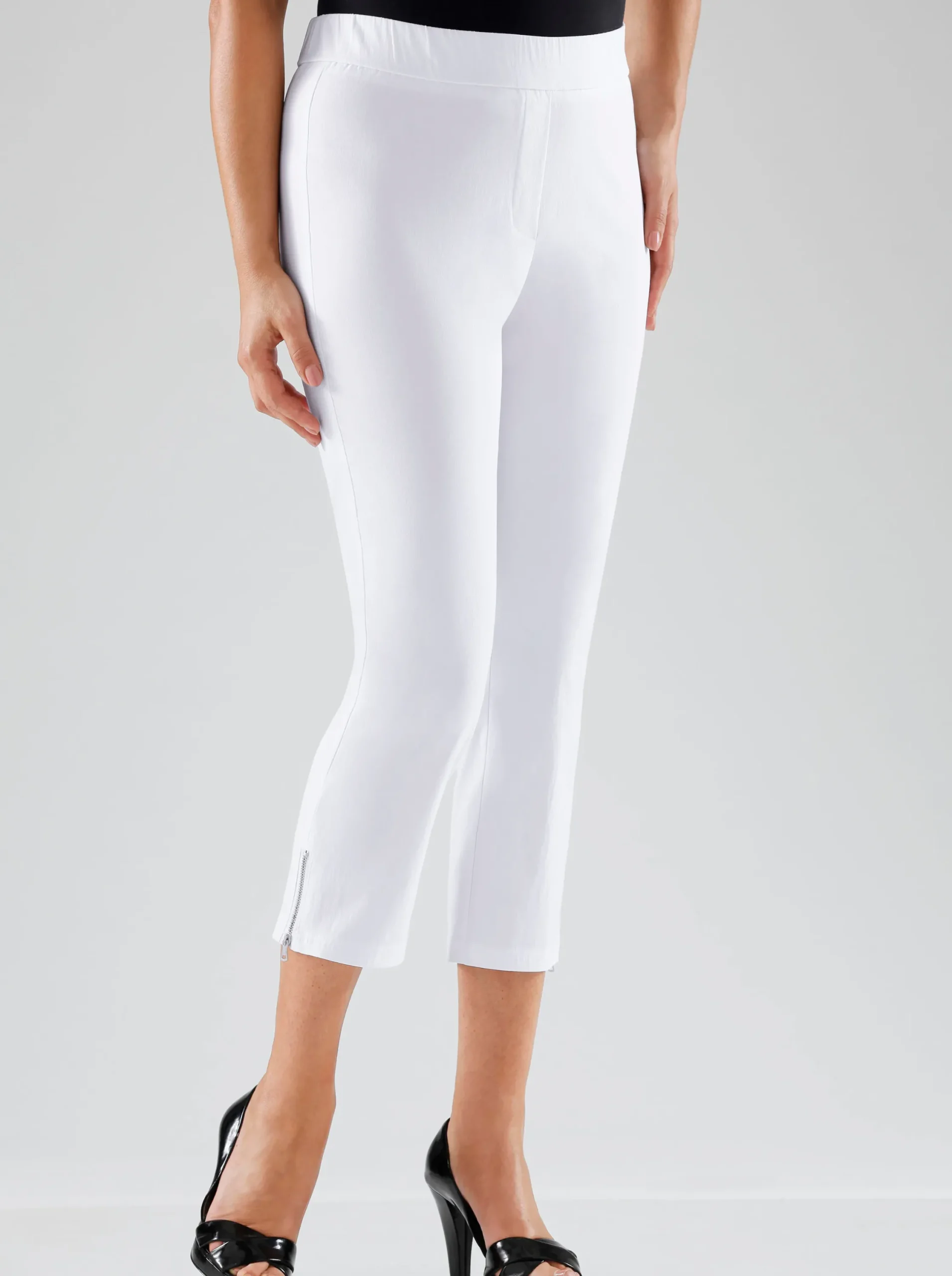 Hosen|Adelina by Scheiter 7/8-Hose in Bengalin-Qualität weiß