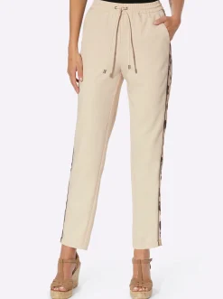 Hosen|heine 7/8-Hose in Karottenform sand