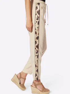 Hosen|heine 7/8-Hose in Karottenform sand