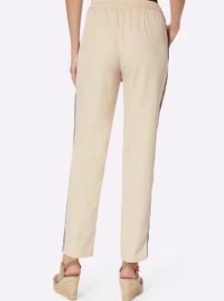 Hosen|heine 7/8-Hose in Karottenform sand
