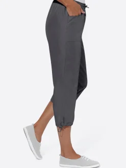 Hosen| 7/8-Hose in Microfaser-Qualität anthrazit