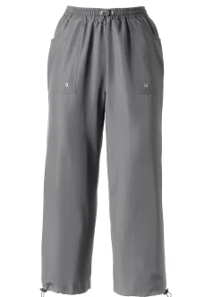 Hosen| 7/8-Hose in Microfaser-Qualität anthrazit