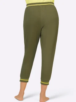 Homewear|Homewear|feel good Hose 3/4-lang oliv