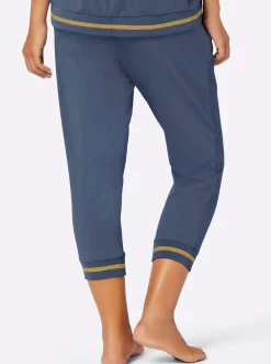 Homewear|Homewear|feel good Hose 3/4-lang rauchblau