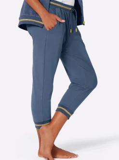Homewear|Homewear|feel good Hose 3/4-lang rauchblau