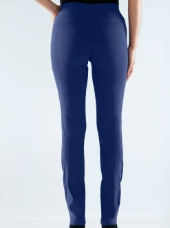 Hosen|Stehmann Comfort line Hose mit Dehnbund, Viskose-Qualität royalblau