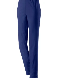 Hosen|Stehmann Comfort line Hose mit Dehnbund, Viskose-Qualität royalblau