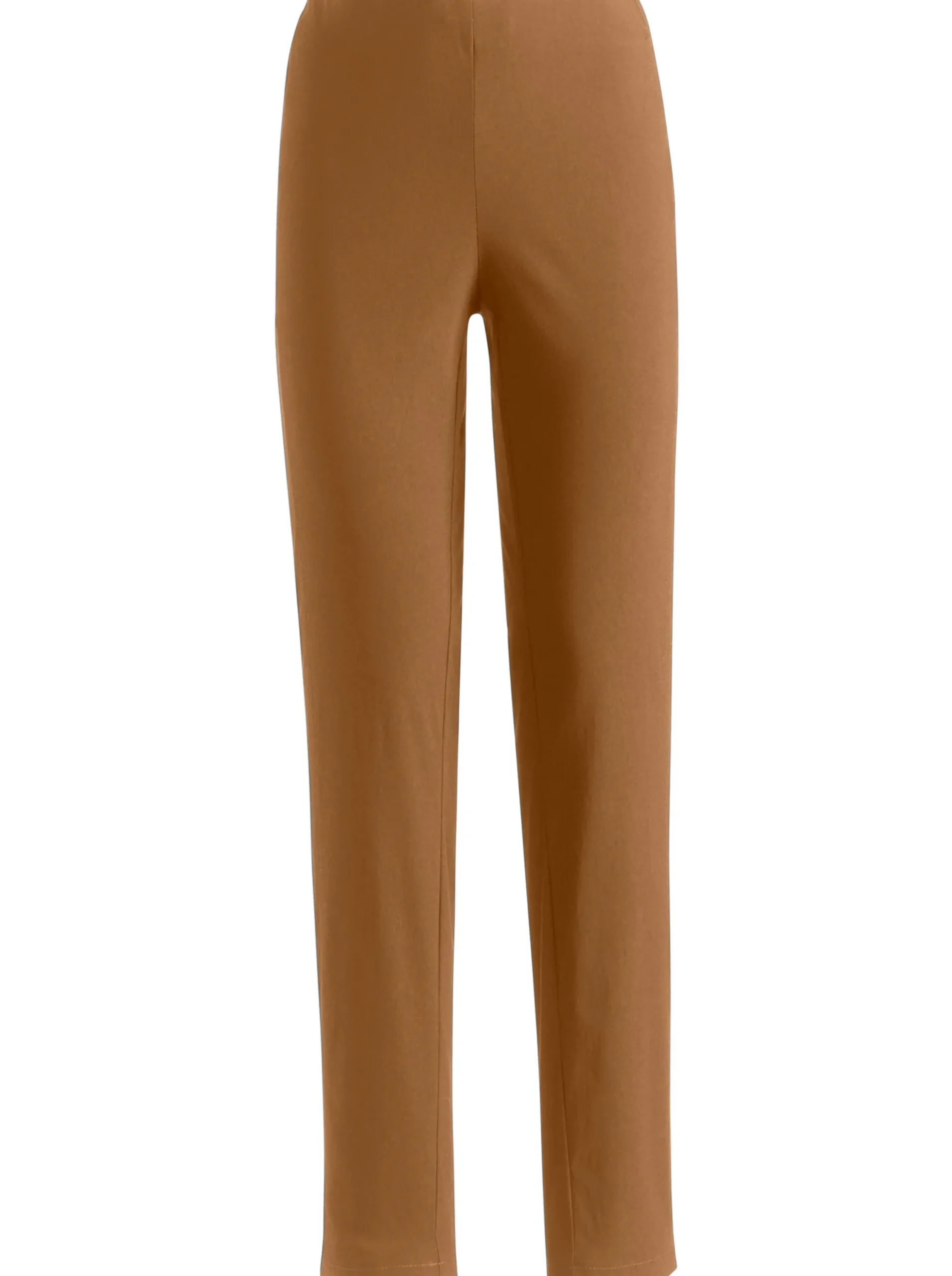 Hosen|Stehmann Comfort line Hose mit Dehnbund, Viskose-Qualität cognac