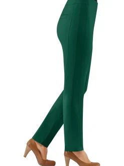 Hosen|Stehmann Comfort line Hose mit Dehnbund, Viskose-Qualität tannengrün