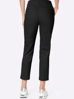 Hosen|heine 7/8-Hose mit Gürtelschlaufen schwarz